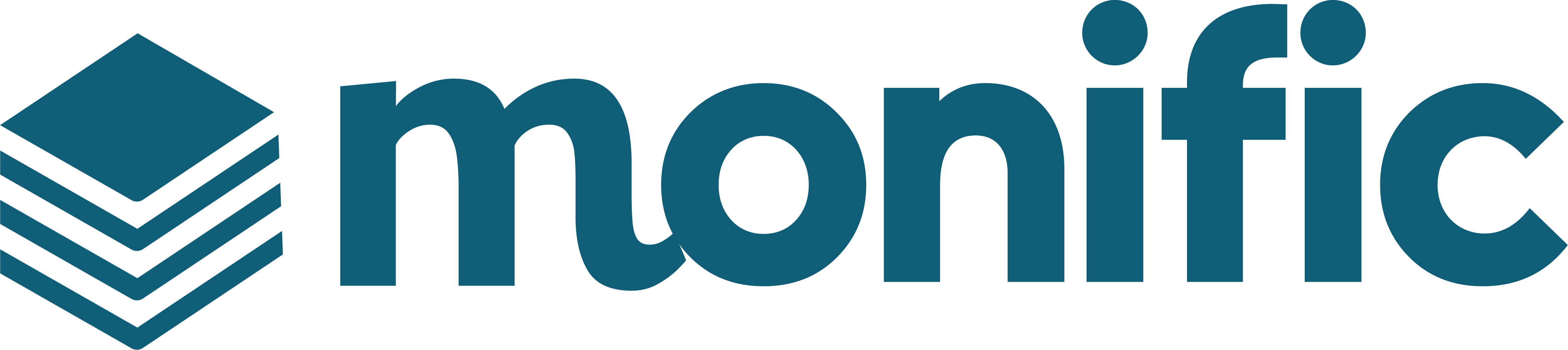 Monific horizontal azul